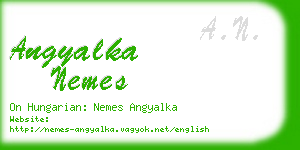 angyalka nemes business card